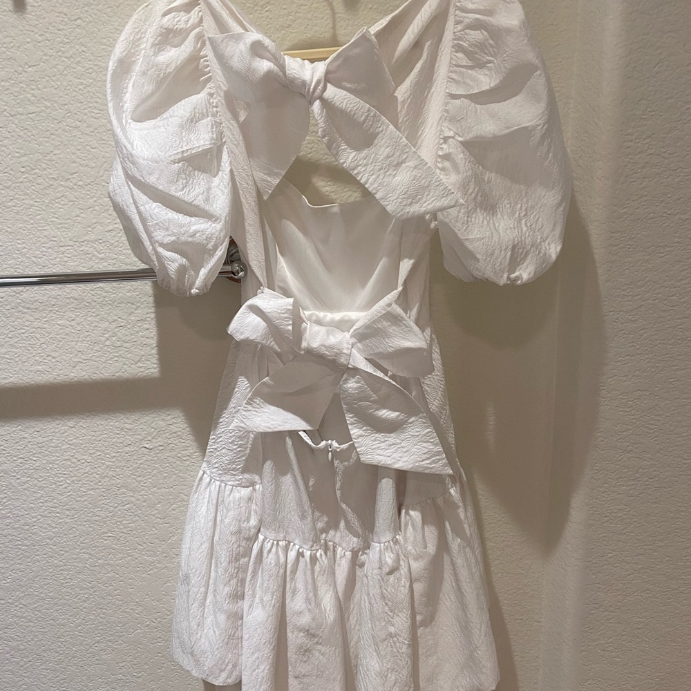 Bardot tiered square neck mini dress - Picture 4 of 6